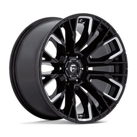 Fuel 1PC D849 REBAR – 20X10 – 6X135 – -18 mm – GLOSS BLACK MILLED