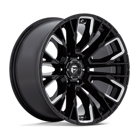 Fuel 1PC D849 REBAR – 17X9 – 6X139.7 – 1 mm – GLOSS BLACK MILLED