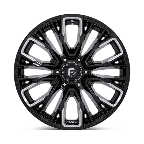 Fuel 1PC D849 REBAR – 20X10 – 6X135 – -18 mm – GLOSS BLACK MILLED