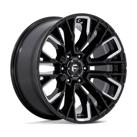 Fuel 1PC D849 REBAR – 20X9 – 6X135 – 1 mm – GLOSS BLACK MILLED