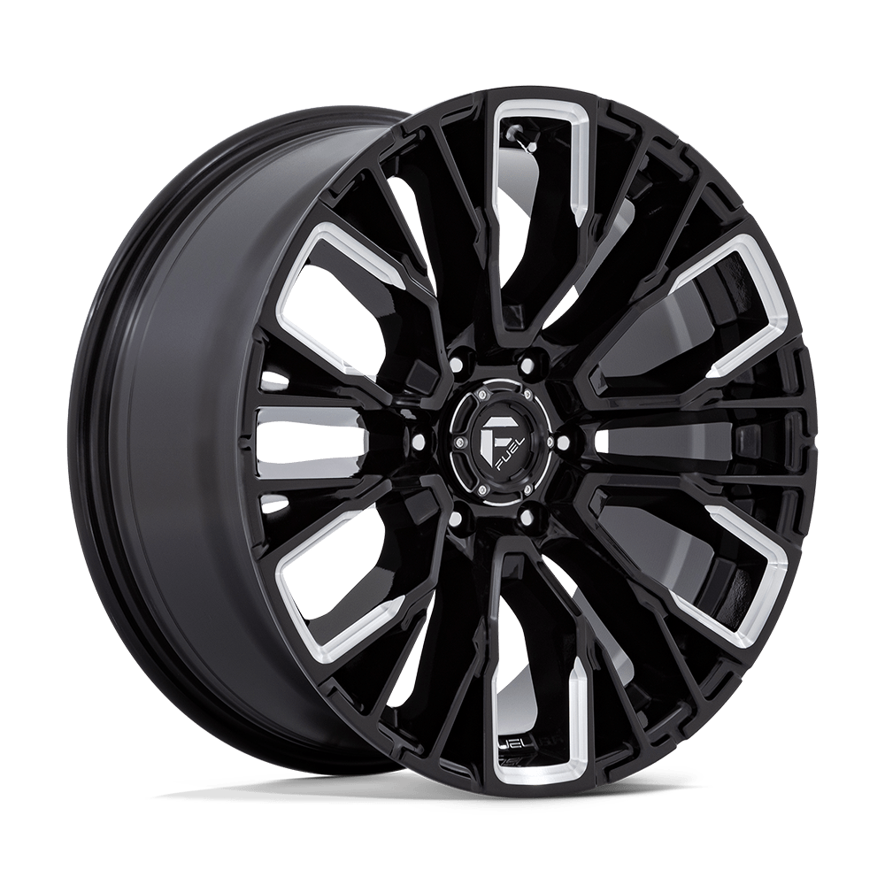 Fuel 1PC D849 REBAR – 20X9 – 6X135 – 20 mm – GLOSS BLACK MILLED