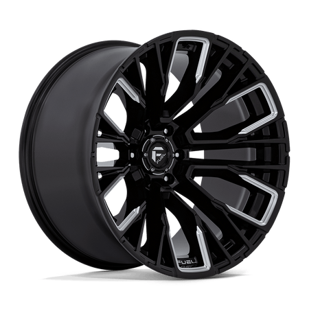Fuel 1PC D849 REBAR – 22X12 – 6X139.7 – -44 mm – GLOSS BLACK MILLED