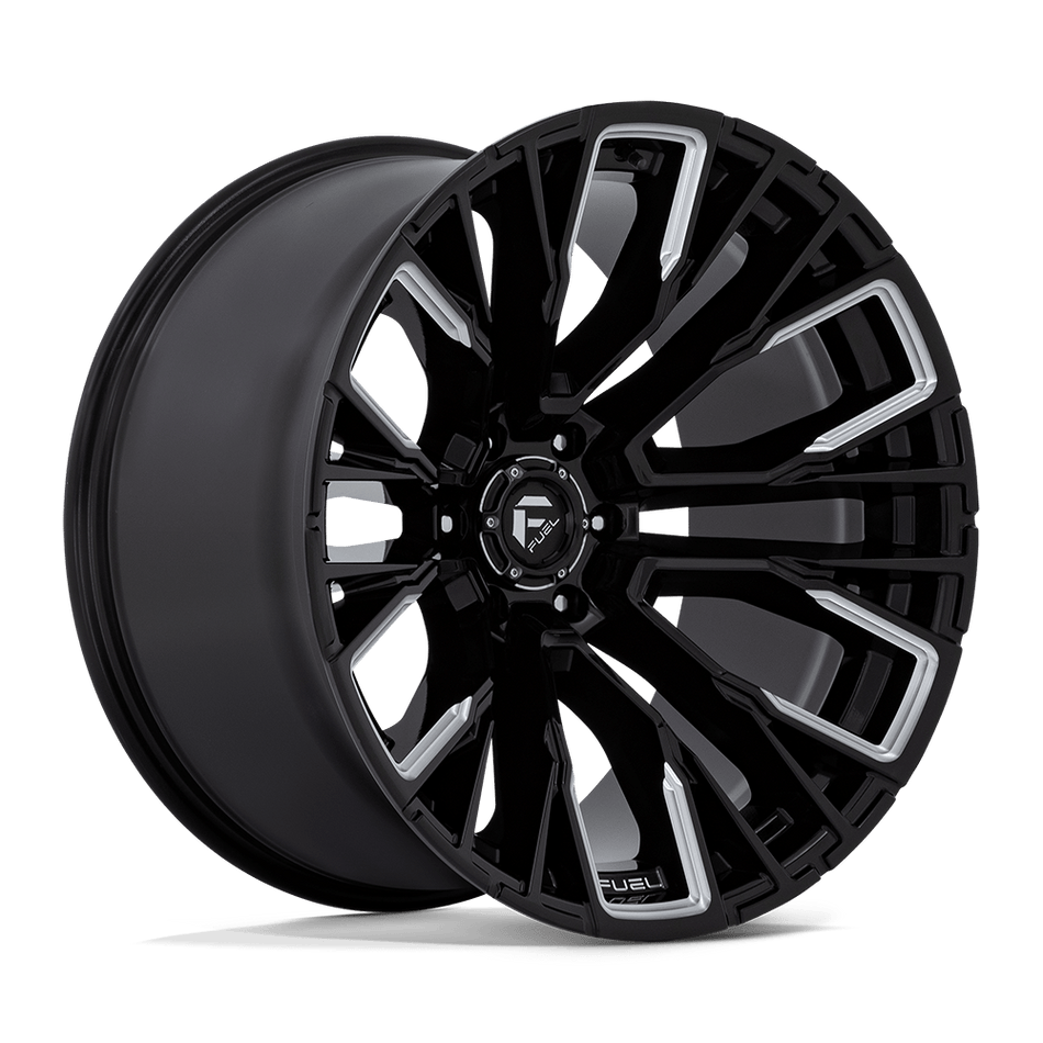 Fuel 1PC D849 REBAR – 22X12 – 6X139.7 – -44 mm – GLOSS BLACK MILLED