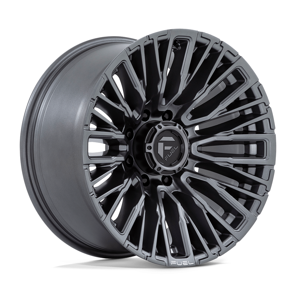 Fuel 1PC D848 REBAR – 20X10 – 8X180 – -18 mm – MATTE GUNMETAL