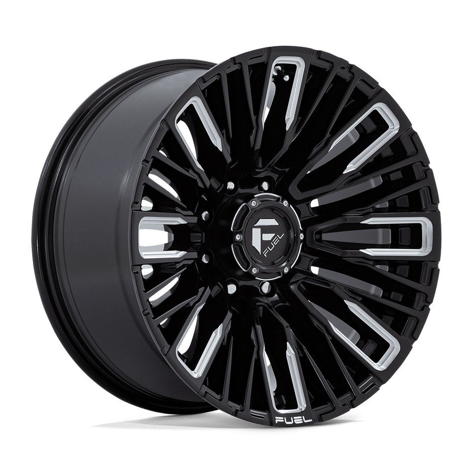 Fuel 1PC D849 REBAR – 20X10 – 8X170 – -18 mm – GLOSS BLACK MILLED