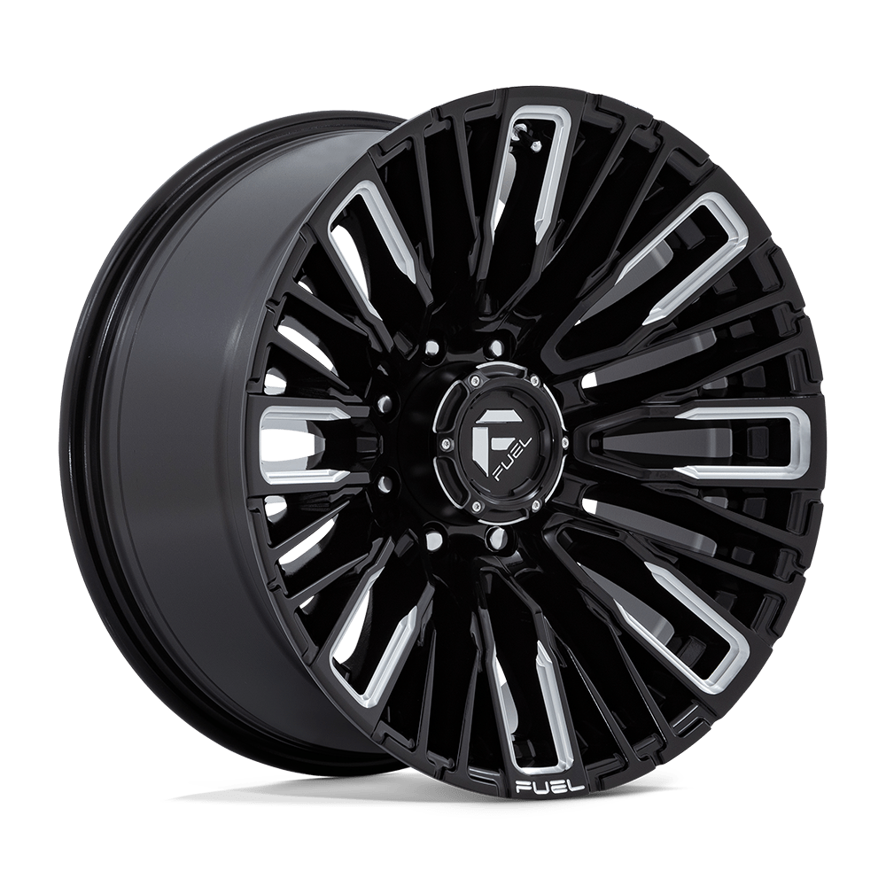 Fuel 1PC D849 REBAR – 20X10 – 8X180 – -18 mm – GLOSS BLACK MILLED