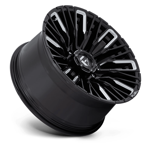 Fuel 1PC D849 REBAR – 20X10 – 8X165.1 – -18 mm – GLOSS BLACK MILLED