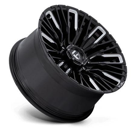 Fuel 1PC D849 REBAR – 20X10 – 8X165.1 – -18 mm – GLOSS BLACK MILLED