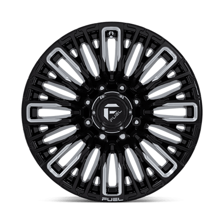 Fuel 1PC D849 REBAR – 20X10 – 8X165.1 – -18 mm – GLOSS BLACK MILLED