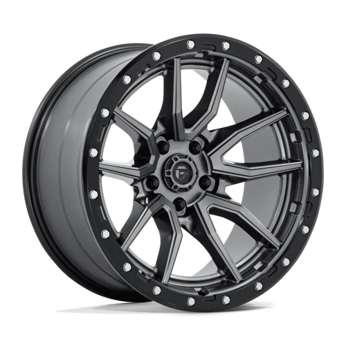 Fuel 1PC D680 REBEL – 20X10 – 5X127 – -18 mm – MATTE GUNMETAL BLACK BEAD RING