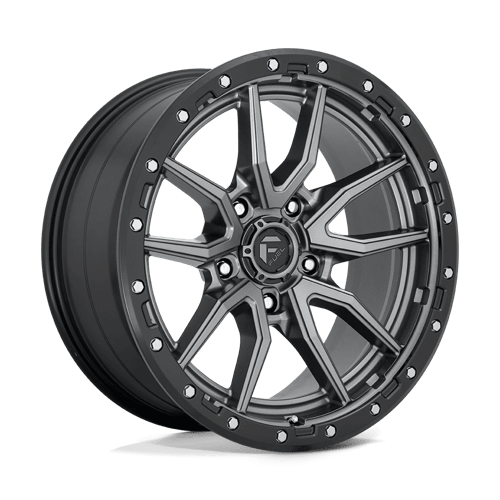 Fuel 1PC D680 REBEL – 20X9 – 5X127 – 1 mm – MATTE GUNMETAL BLACK BEAD RING