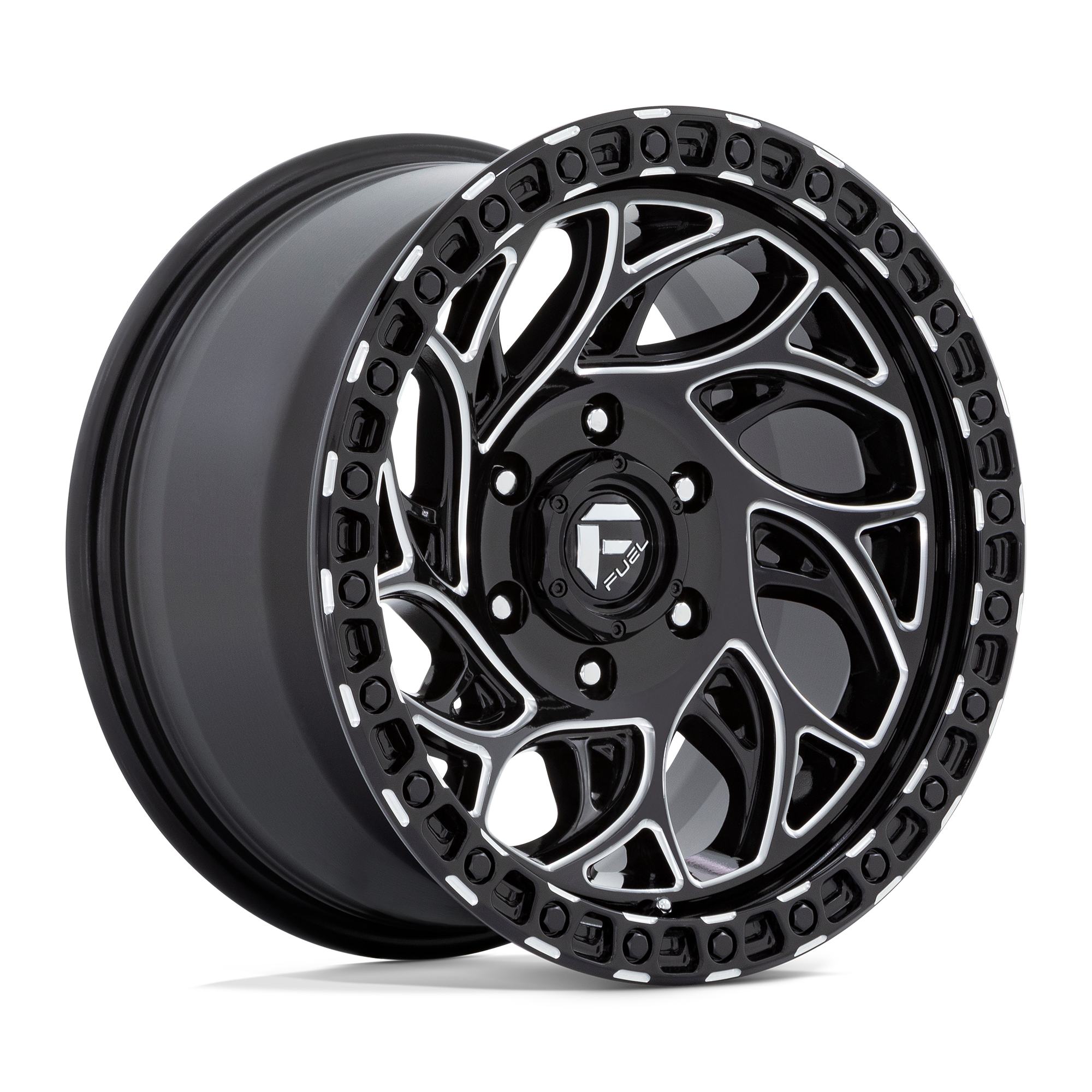Fuel 1PC D840 RUNNER OR – 20X9 – 6X135 – 20 mm – GLOSS BLACK MILLED