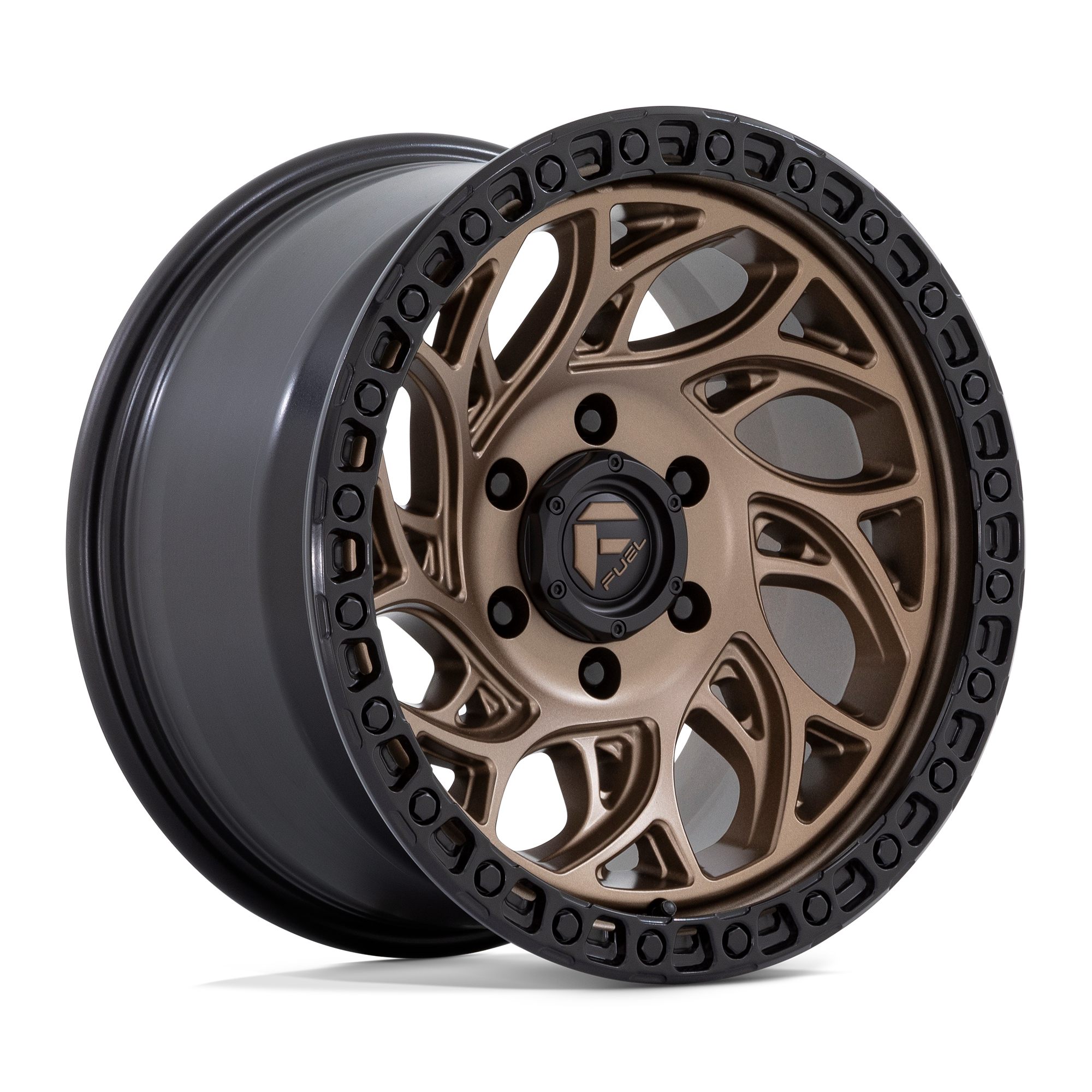 Fuel 1PC D841 RUNNER OR – 15X10 – 6X139.7 – -43 mm – BRONZE W/ BLACK RING