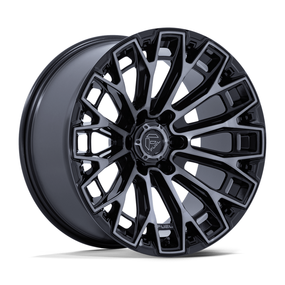 Fuel 1PC FC882 TRAX – 20X10 – 6X139.7 – -18 mm – GLOSS BLACK MACHINED FACE DTCC