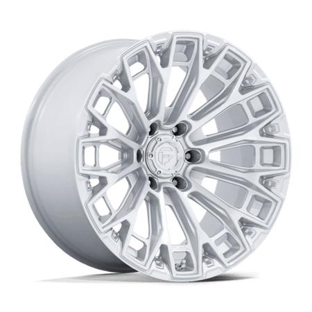 Fuel 1PC FC882 TRAX – 18X9 – 6X135 – 1 mm – GLOSS SILVER W/ MACHINED FACE