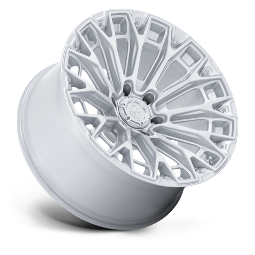 Fuel 1PC FC882 TRAX – 17X9 – 6X139.7 – 20 mm – GLOSS SILVER W/ MACHINED FACE