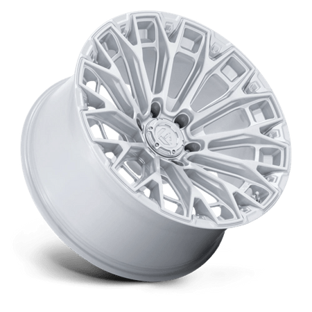 Fuel 1PC FC882 TRAX – 17X9 – 6X139.7 – 20 mm – GLOSS SILVER W/ MACHINED FACE