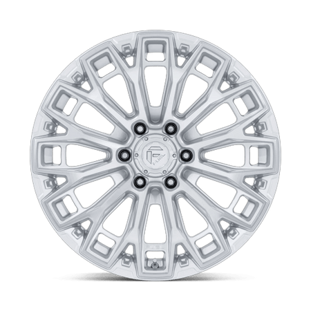 Fuel 1PC FC882 TRAX – 18X9 – 6X135 – 1 mm – GLOSS SILVER W/ MACHINED FACE