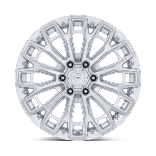Fuel 1PC FC882 TRAX – 20X9 – 6X135 – 20 mm – GLOSS SILVER W/ MACHINED FACE