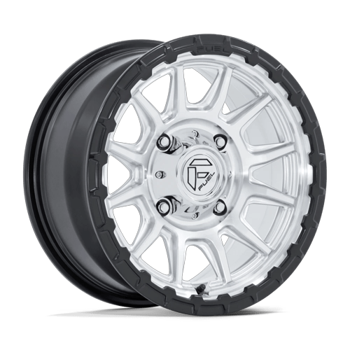 Fuel UTV FV866 PISTON UTV – 15X7 – 4X137 – 38 mm – HYPER SILVER MACH-FC M-BLK LIP