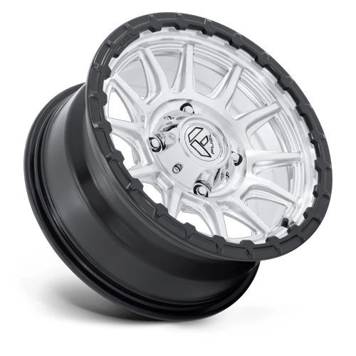 Fuel UTV FV866 PISTON UTV – 15X7 – 4X137 – 38 mm – HYPER SILVER MACH-FC M-BLK LIP