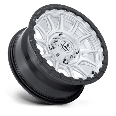 Fuel UTV FV866 PISTON UTV – 15X7 – 4X110 – 10 mm – HYPER SILVER MACH-FC M-BLK LIP