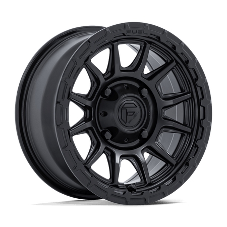 Fuel UTV FV866 PISTON UTV – 15X7 – 6X139.7 – 38 mm – MATTE BLACK W/ GLOSS BLACK LIP