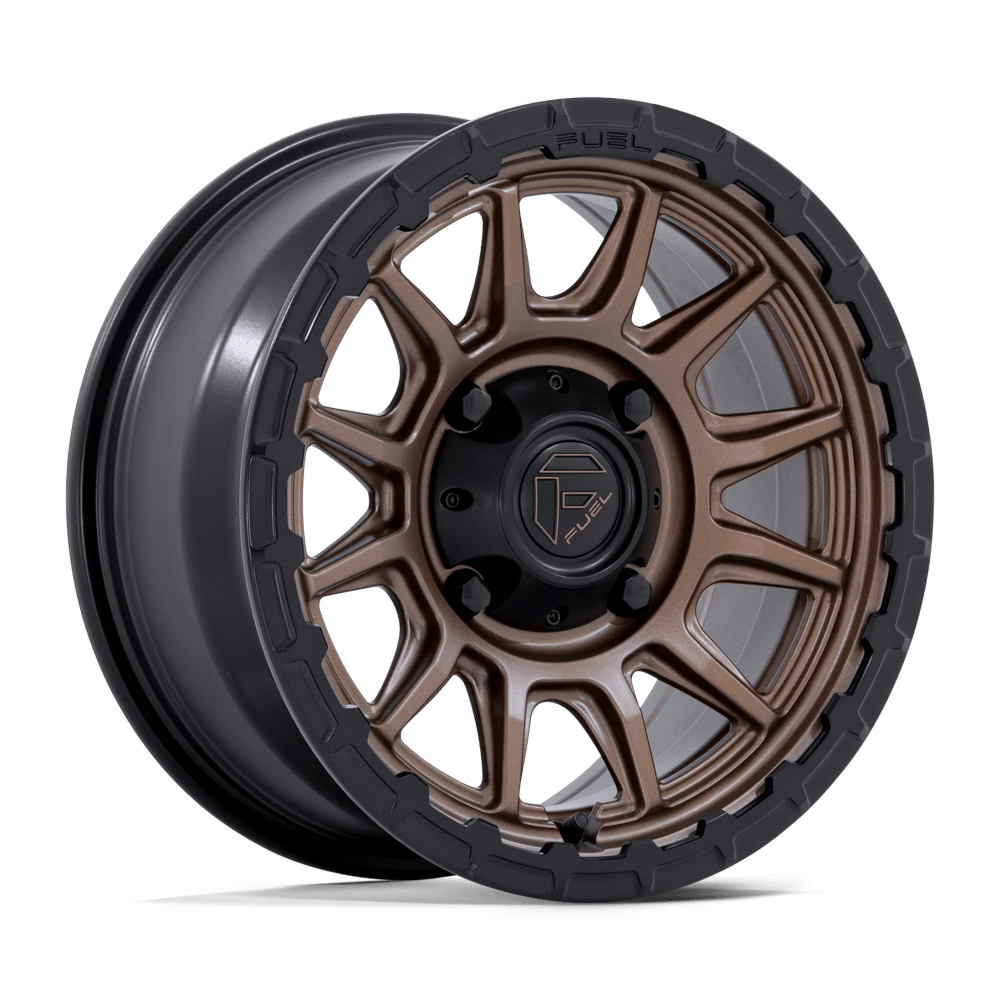 Fuel UTV FV866 PISTON UTV – 15X7 – 4X137 – 38 mm – MATTE BRONZE W MATTE BLACK LIP