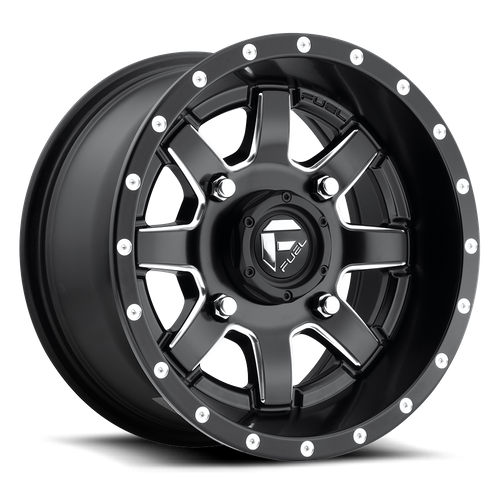 Fuel UTV D538 MAVERICK UTV – 14X7 – 4X110 – 13 mm – MATTE BLACK MILLED
