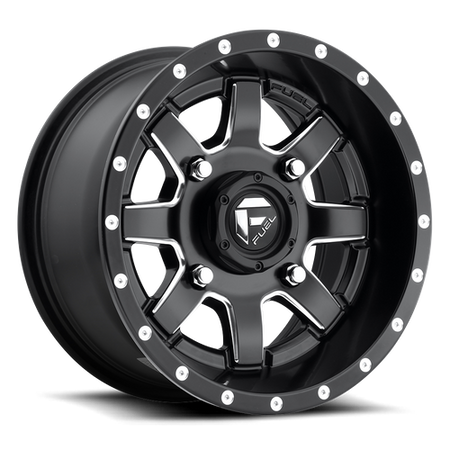 Fuel UTV D538 MAVERICK UTV – 14X7 – 4X110 – 13 mm – MATTE BLACK MILLED