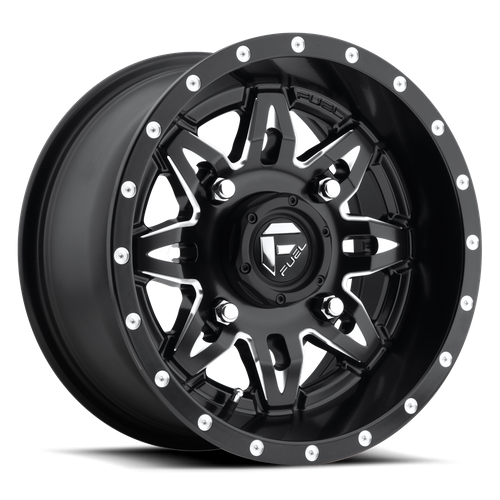 Fuel UTV D567 LETHAL UTV – 15X7 – 4X156 – 13 mm – MATTE BLACK MILLED