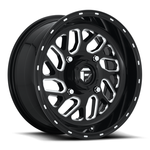 Fuel UTV D581 TRITON UTV – 16X7 – 4X156 – 13 mm – GLOSS BLACK MILLED