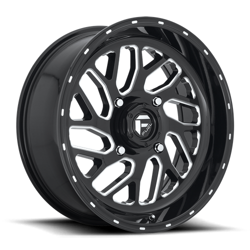 Fuel UTV D581 TRITON UTV – 18X7 – 4X156 – 13 mm – GLOSS BLACK MILLED