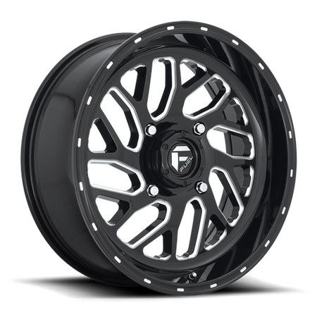Fuel UTV D581 TRITON UTV – 18X7 – 4X156 – 13 mm – GLOSS BLACK MILLED
