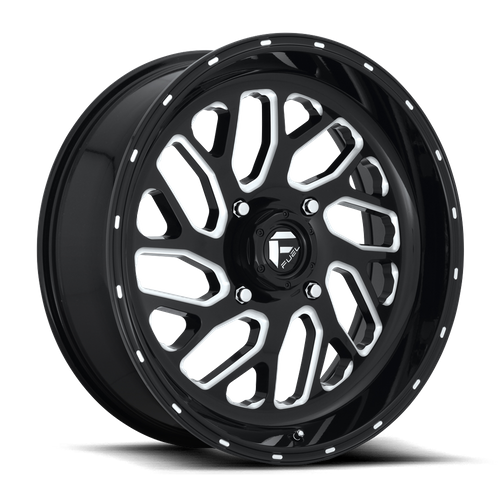 Fuel UTV D581 TRITON UTV – 20X7 – 4X156 – 13 mm – GLOSS BLACK MILLED