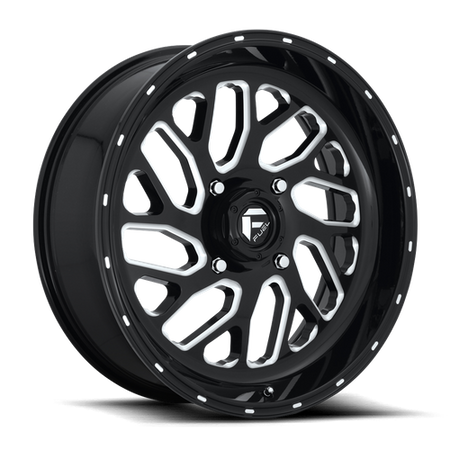 Fuel UTV D581 TRITON UTV – 20X7 – 4X156 – 13 mm – GLOSS BLACK MILLED