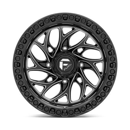 Fuel UTV D741 RUNNER UTV – 15X10 – 4X156 – 0 mm – GLOSS BLACK MILLED
