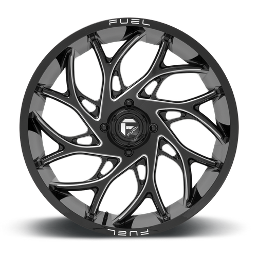 Fuel UTV D741 RUNNER UTV – 24X7 – 4X137 – 13 mm – GLOSS BLACK MILLED