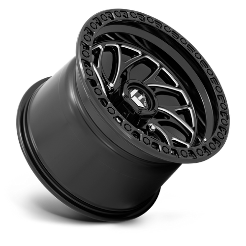 Fuel UTV D741 RUNNER UTV – 15X10 – 4X156 – 0 mm – GLOSS BLACK MILLED