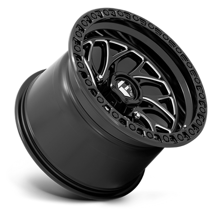Fuel UTV D741 RUNNER UTV – 15X10 – 4X156 – 0 mm – GLOSS BLACK MILLED