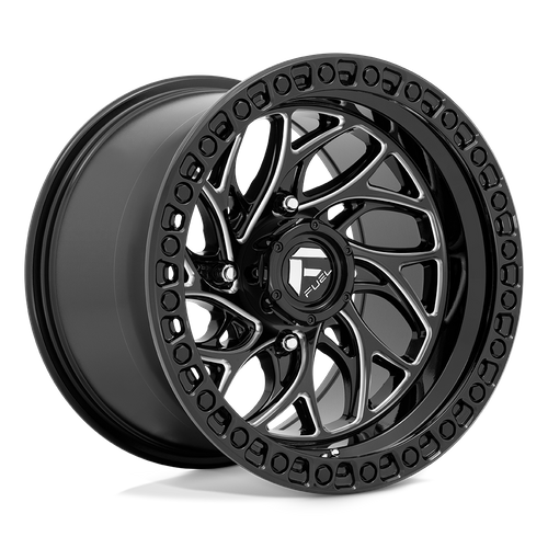 Fuel UTV D741 RUNNER UTV – 15X10 – 4X156 – 0 mm – GLOSS BLACK MILLED