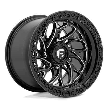 Fuel UTV D741 RUNNER UTV – 15X10 – 4X156 – 0 mm – GLOSS BLACK MILLED