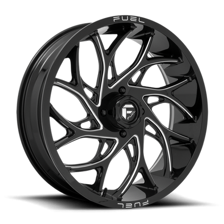 Fuel UTV D741 RUNNER UTV – 24X7 – 4X137 – 13 mm – GLOSS BLACK MILLED