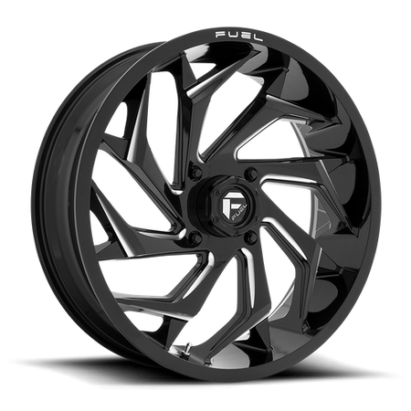 Fuel UTV D753 REACTION UTV – 24X7 – 4X137 – 13 mm – GLOSS BLACK MILLED