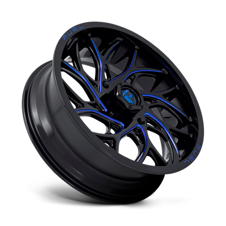 Fuel UTV D778 RUNNER UTV – 20X7 – 4X156 – 13 mm – GLOSS BLACK MILLED CANDY BLUE
