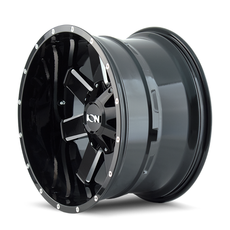 ION Wheels 141 – 17x9, 8x165.1, +18 – Gloss Black Milled