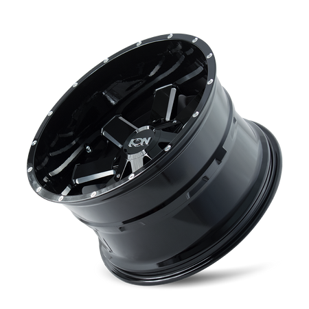 ION Wheels 141 – 17x9, 8x165.1, -12 – Gloss Black Milled