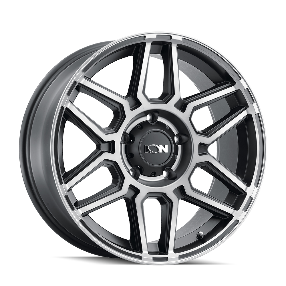 ION Wheels 146 – 17x9, 5x127, 0 – Matte Black Machined With Dark