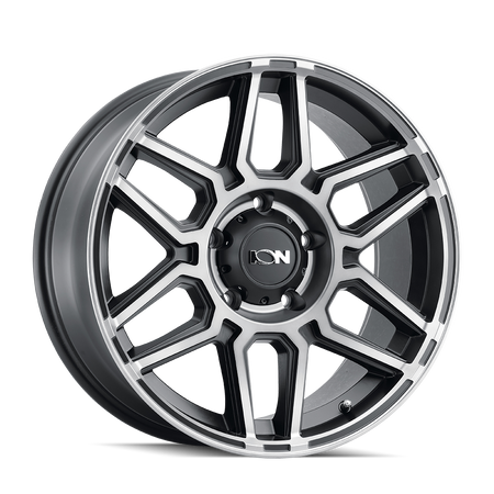 ION Wheels 146 – 17x9, 5x127, 0 – Matte Black Machined With Dark