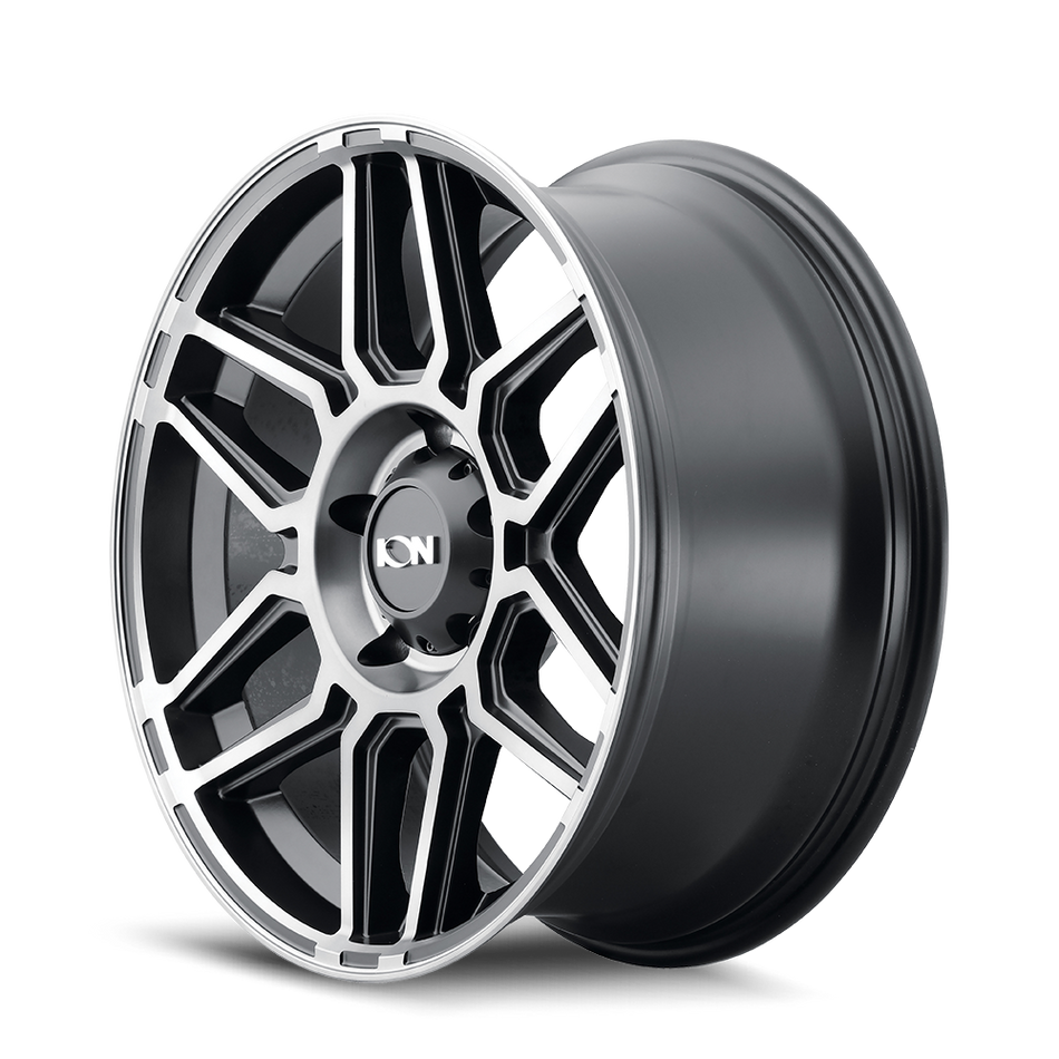 ION Wheels 146 – 20x10, 5x127, -19 – Matte Black Machined With Dark
